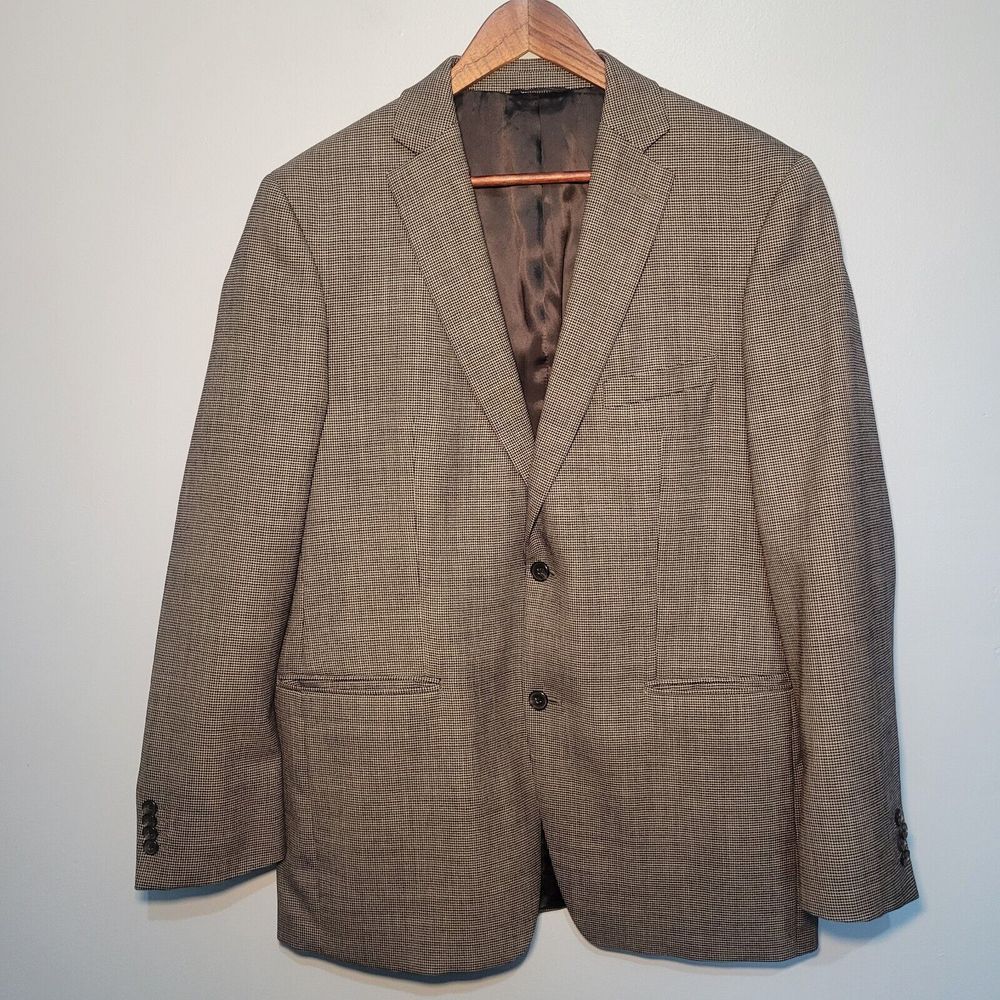 Marc Anthony Men's Jacket/Blazer Size 42R 2 Button Closure Gray